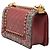Borsa a tracolla Chanel Boy Small in agnello trapuntato e tweed intrecciato rosso - vista 2