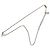 Collana Supple Essential V in ottone argentato Louis Vuitton Argento