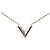 Collana Supple Essential V in ottone argentato Louis Vuitton Argento - vista 2