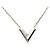 Collana Supple Essential V in ottone argentato Louis Vuitton Argento - vista 3