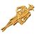 Spilla Chanel Gold Plated Coco Mademoiselle placcata in oro D'oro
