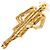 Spilla Chanel Gold Plated Coco Mademoiselle placcata in oro D'oro - vista 2