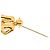 Spilla Chanel Gold Plated Coco Mademoiselle placcata in oro D'oro - vista 3