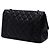 Bolso de hombro Chanel Reissue 2.55 Double Flap 227 en piel de becerro envejecida acolchada negra Negro - vista 2