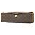 Borsa a tracolla Louis Vuitton Monogram Abbesses marrone - vista 3