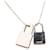 Silver Hermès Palladium Plated and Swift O Kelly Pendant Necklace Silvery  - view 2
