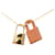 Gold Hermès Gold Plated and Swift O Kelly Pendant Necklace Golden  - view 2