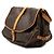 Borsa a tracolla Louis Vuitton Monogram Saumur 35 marrone - vista 2