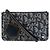 Pochette da polso in tela Blue Dior Diorissimo Trotter