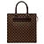 Borsa Tote Venice Sac Plat GM in Damier Ebene marrone Louis Vuitton
