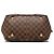 Borsa Louis Vuitton Damier Ebene Verona PM marrone - vista 3