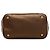 Borsa Prada Vitello Daino Trimmed Tessuto Marrone - vista 3