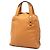 Orangefarbene LOEWE Lederhandtasche - Ansicht 2