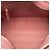 Piccola borsa cabas in pelle con monogramma rosa Saint Laurent - vista 4