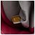 Clutch Kiss Lock in agnello trapuntato rosa Chanel - vista 6