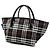 Borsa in nylon Burberry House Check nera Nero - vista 2