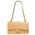 Tan Chanel 2002 Small Double Flap Bag Camel