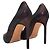 Escarpins à bout pointu métallisés Manolo Blahnik violet foncé Taille 40.5 - vue 4
