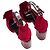 Sandali con tacco a T-strap in velluto rosso Pierre Hardy Taglia 37.5 - vista 3
