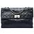 Borsa a tracolla con catena Reissue 2.55 in agnello Black Chocolate Bar Chanel Nero