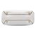 Borsa a tracolla Burberry Small in pelle bianca e House Check Bianco - vista 3