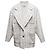 White & Black Chanel Checked Tweed Blazer Size FR 40