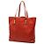 Borsa Tote LOEWE Velazquez Twist in pelle arancione - vista 2