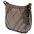 Borsa a tracolla Burberry Supernova Check in tela e pelle metallizzata marrone - vista 2