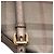 Borsa a tracolla Burberry Supernova Check in tela e pelle metallizzata marrone - vista 9