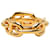 Ring Bague pour foulard Regate plaquée or Gold Hermès Doré  - vue 2