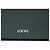 Clutch in pelle con logo verde LOEWE - vista 5