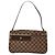 Borsa a tracolla Louis Vuitton Damier Ebene Aubagne marrone