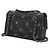 Borsa a tracolla Chanel Medium Denim Double Flap nera Nero - vista 2