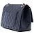 Borsa a tracolla Chanel Reissue 2.55 Double Flap 226 in pelle di vitello invecchiata trapuntata blu - vista 2