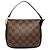 Pochette Trousse Louis Vuitton Damier Ebene Marrone