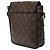 Borsa a tracolla Louis Vuitton Monogram Macassar Bass PM marrone - vista 2