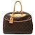 Bolso Louis Vuitton Monogram Deauville marrón Castaño