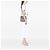Borsa Lady Dior in tweed bianco, misura Medium - vista 6