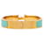 Bracelet Hermès Clic H étroit en émail bleu PM  - vue 3