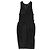 Autre Marque Ärmelloses schwarzes Kleid McQ Alexander McQueen Größe IT 38