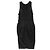 Autre Marque Ärmelloses schwarzes Kleid McQ Alexander McQueen Größe IT 38 - Ansicht 2