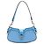 Gucci Moon Schultertasche aus blauem Mini GG Canvas