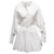 Alaïa Weißes Alaia Langarm-Minikleid Größe FR 40