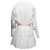 Alaïa Weißes Alaia Langarm-Minikleid Größe FR 40 - Ansicht 4