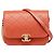 Borsa a tracolla Chanel Mini CC Quilted Caviar Single Flap arancione
