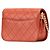 Borsa a tracolla Chanel Mini CC Quilted Caviar Single Flap arancione - vista 2