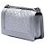 Borsa a tracolla Chanel Old Medium Quilted Metallic Caviar Boy Flap argento - vista 2