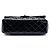 Borsa a tracolla Chanel Jumbo Classic Patent Double Flap nera Nero - vista 3