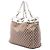 Borsa Tote Gucci Large GG Canvas Positano beige - vista 2