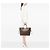 Borsa Tote Neverfull GM in Damier Ebene marrone Louis Vuitton - vista 7